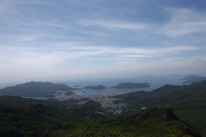 瀬戸内海の海と島々が美しい