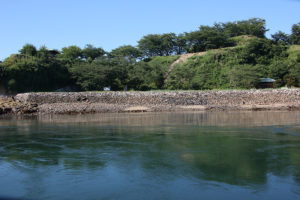 水軍の本拠地があった能島