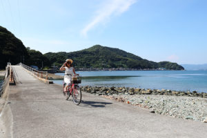 ３つの島を結ぶサイクリングロード