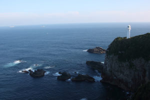 雄大な景色が広がる足摺岬