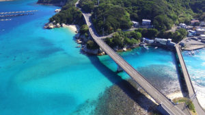 澄んだ海とダイビングのメッカ柏島