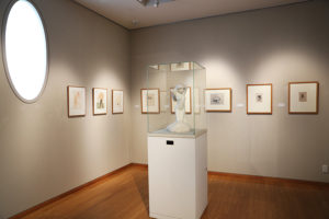 ロダンの部屋に展示されている大理石彫刻＜ファフナ（森の妖精）＞