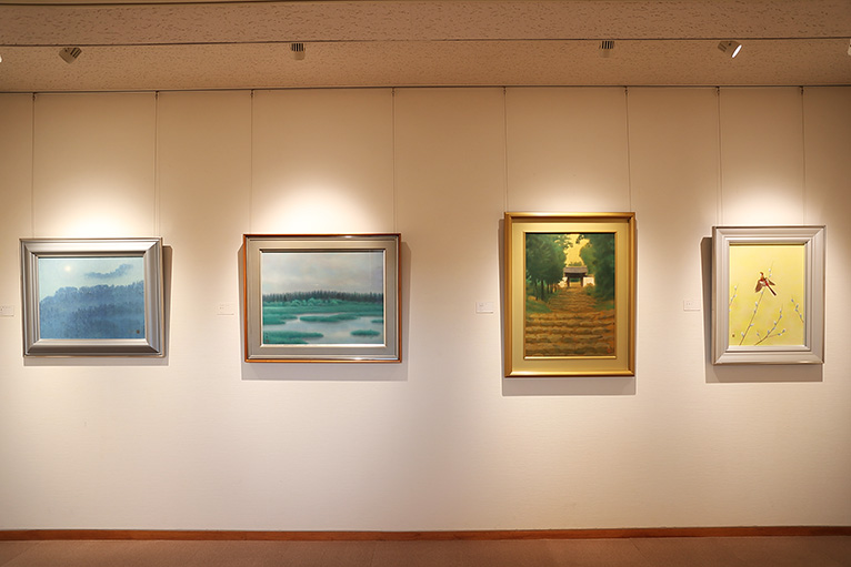 季節ごとに洋画や日本画の名品が展示される